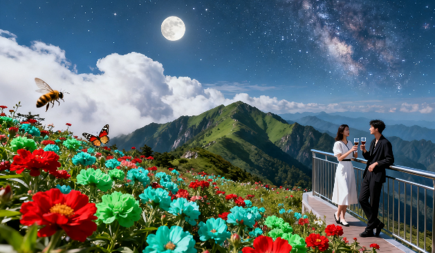 菩萨蛮·百花山